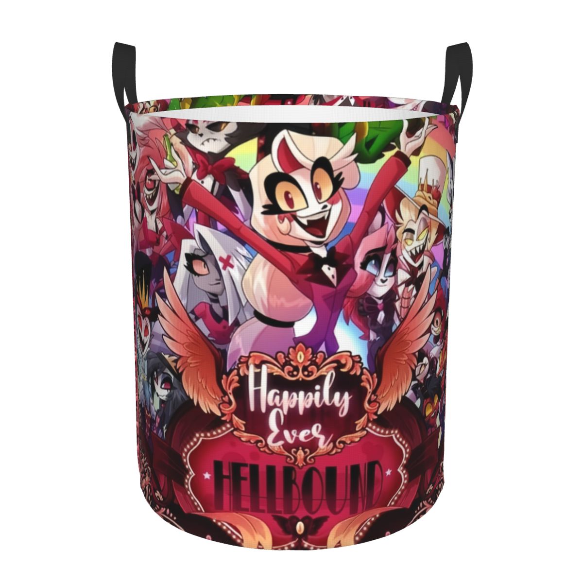 Baby Nursery Song - Custom America Hazbin Hotels Laundry Basket
