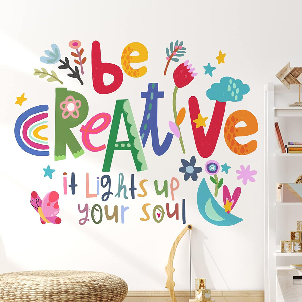 Baby Nursery Set Furniture - Be Creative Inspirational Quote Wall Stickers