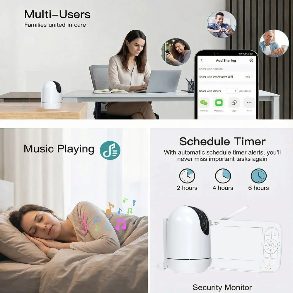 5 Inch HD Video Baby Monitor w - Baby Nursery Videos review and price
