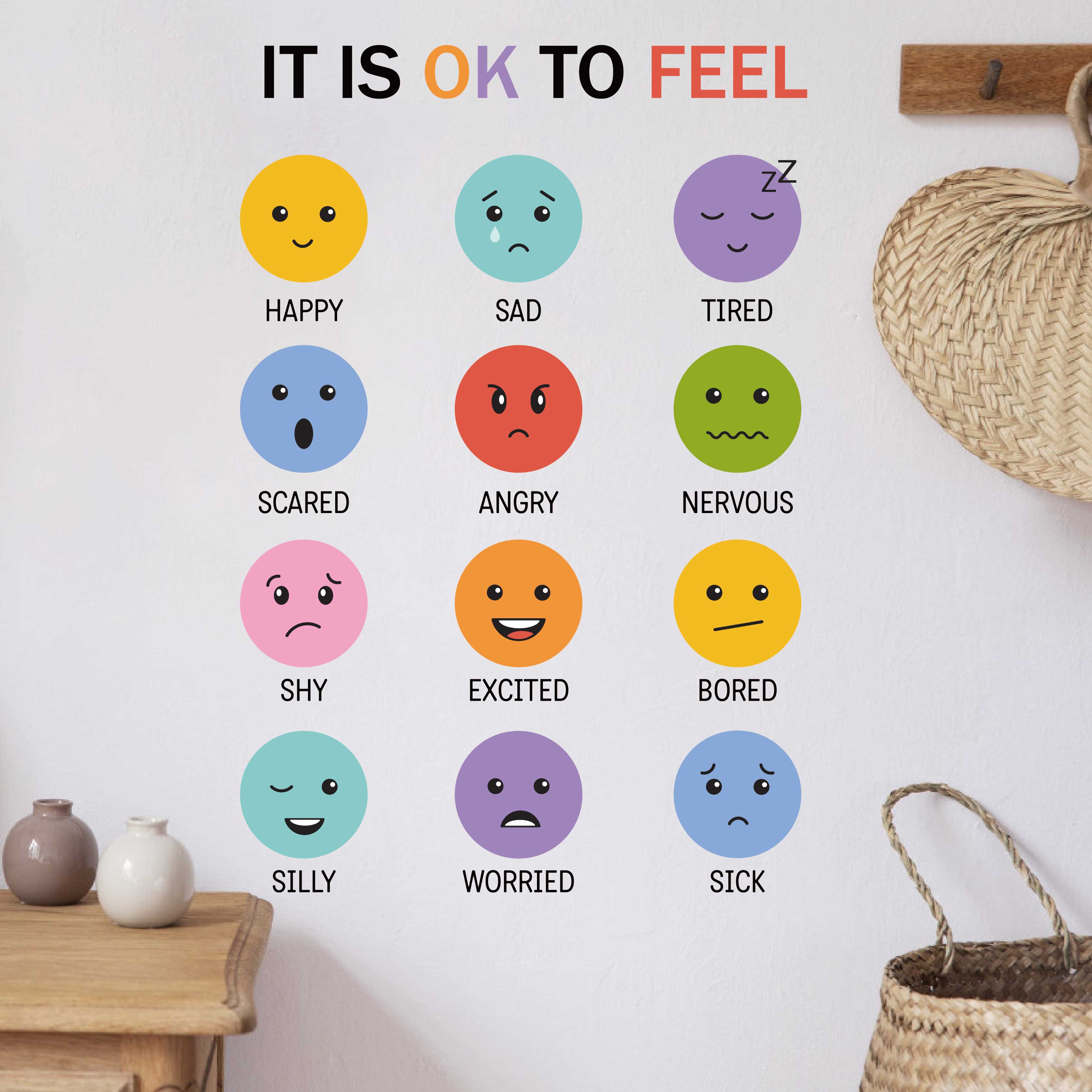 3D Colorful 12 Types of Emotic - Baby Nursery Set Furniture review and price