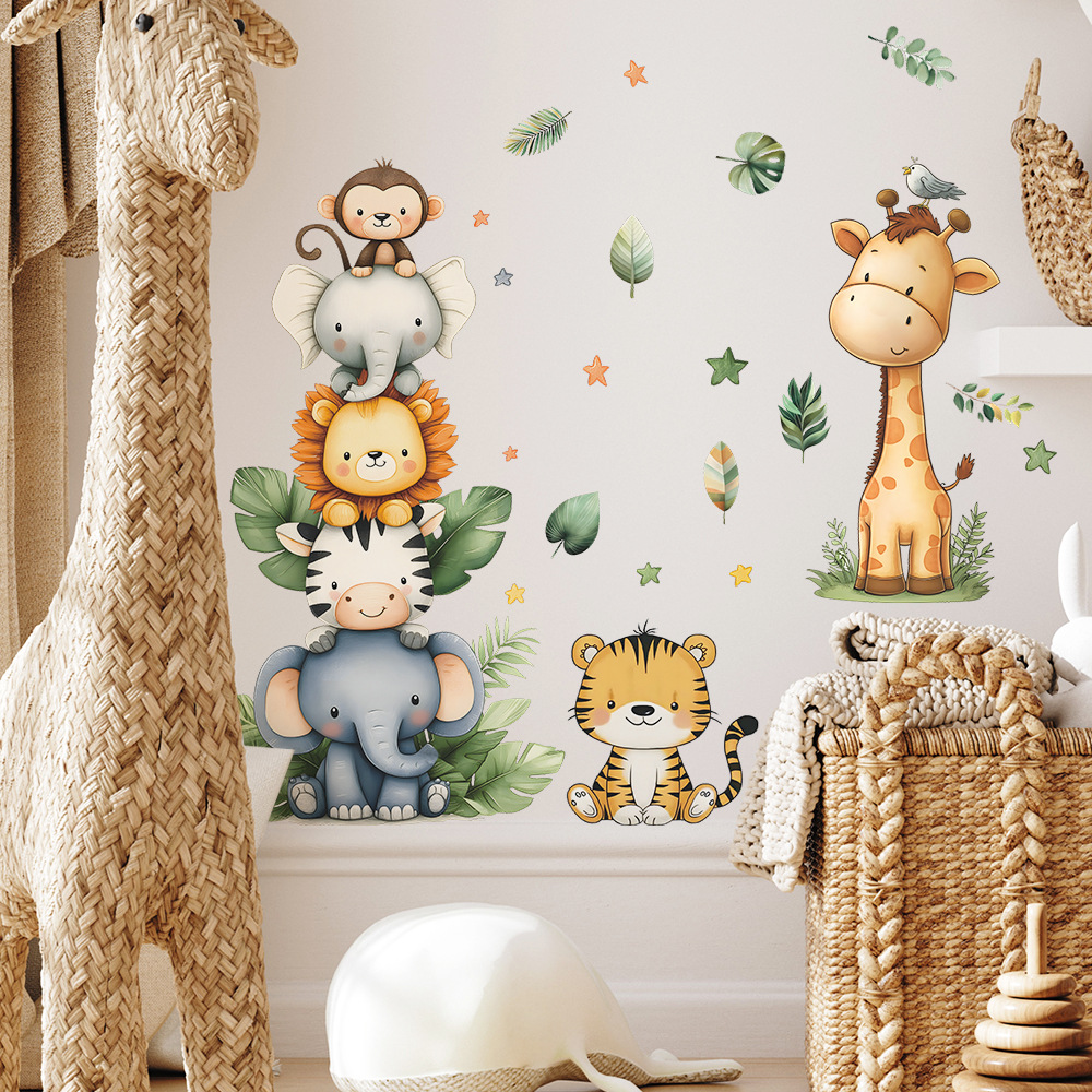 Boho Forest Animals Wall Stick - Baby Nursery Wall Mural review and price
