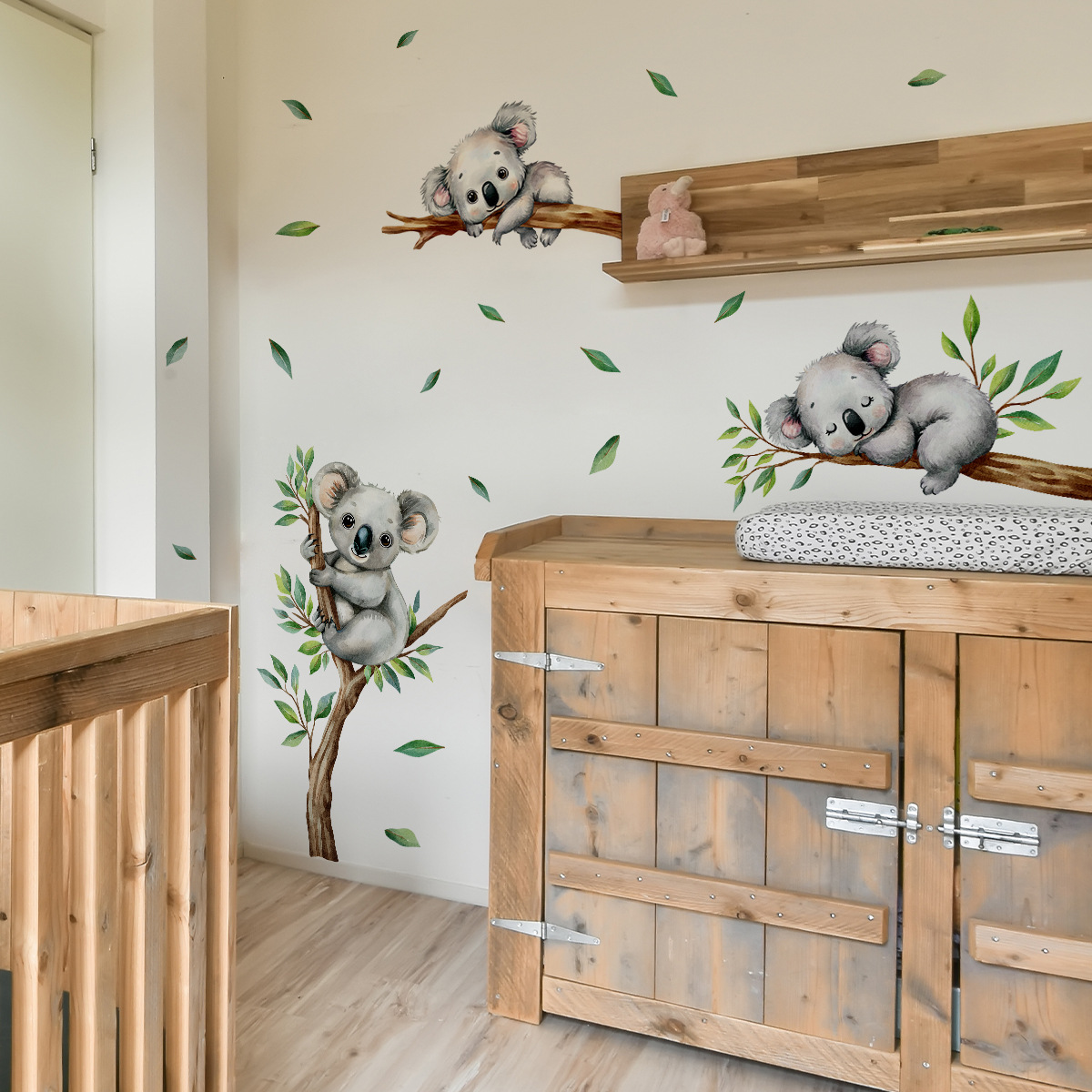 Cartoon Koala Climbing Tree Br - Baby Nursery Wall Mural review and price