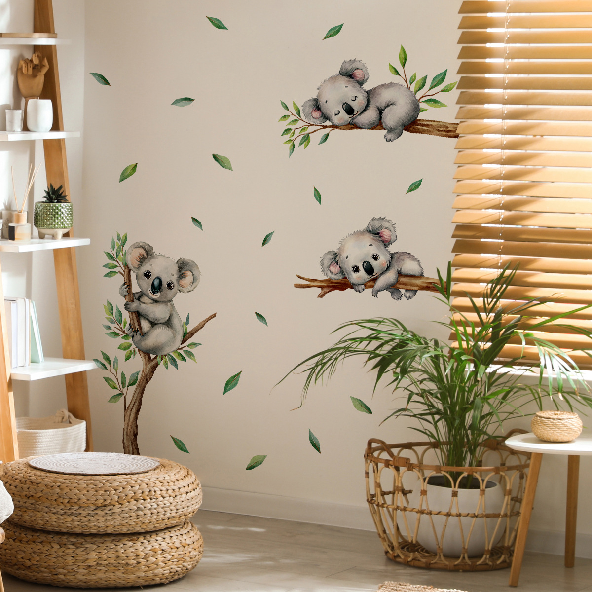 Cartoon Koala Climbing Tree Br - Baby Nursery Wall Mural review and price