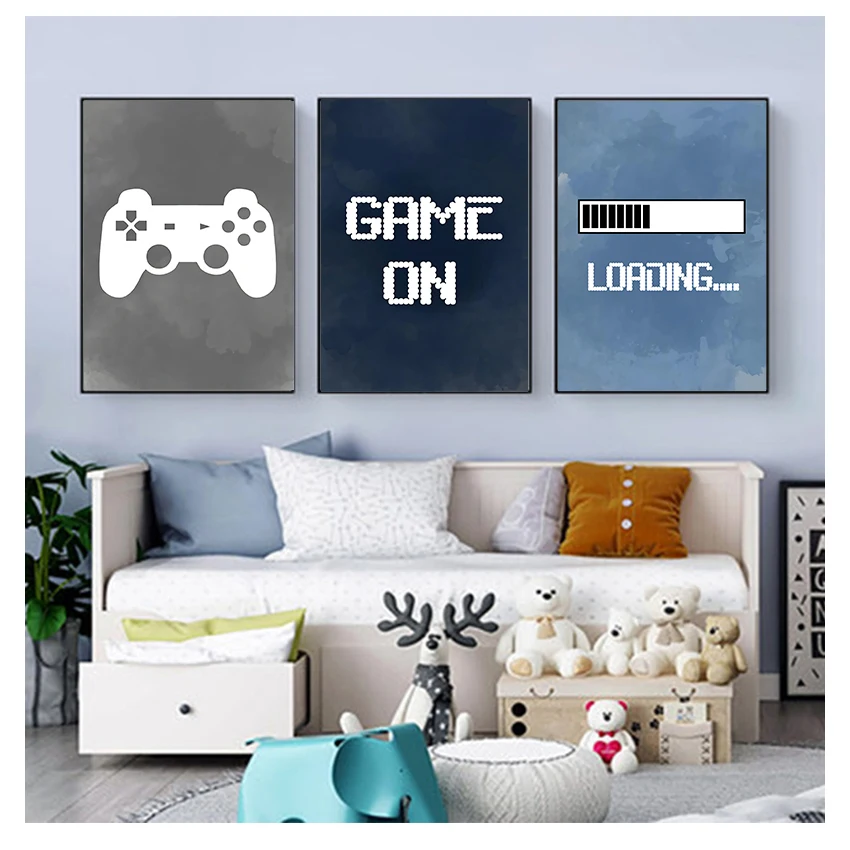 Nursery Boys Wall Decor , Gami - Baby Nursery Wall Art review and price