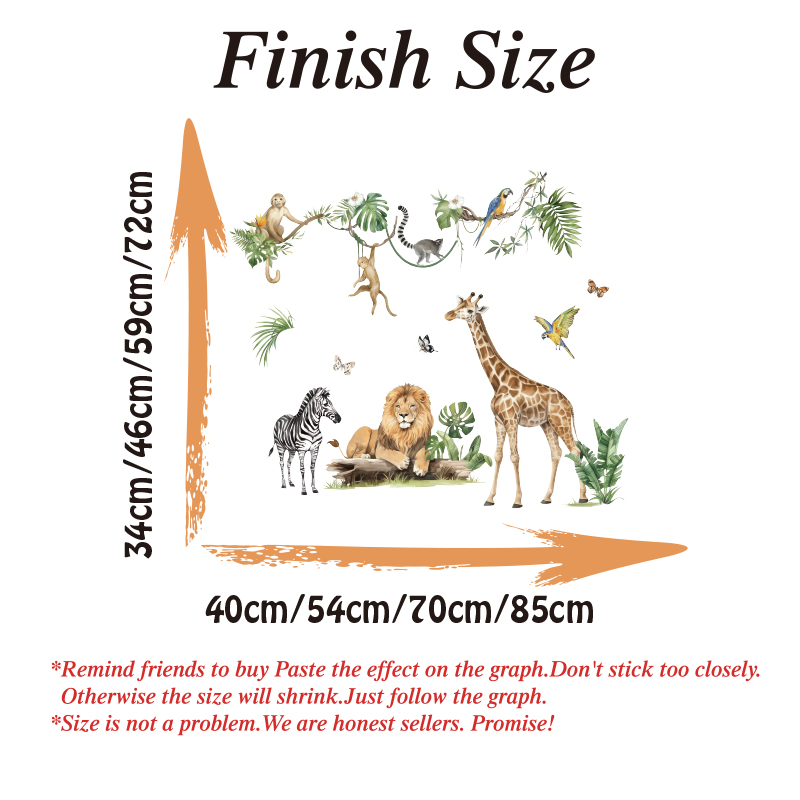 Large Jungle Animal Tropical L - Baby Nursery Set Furniture review and price