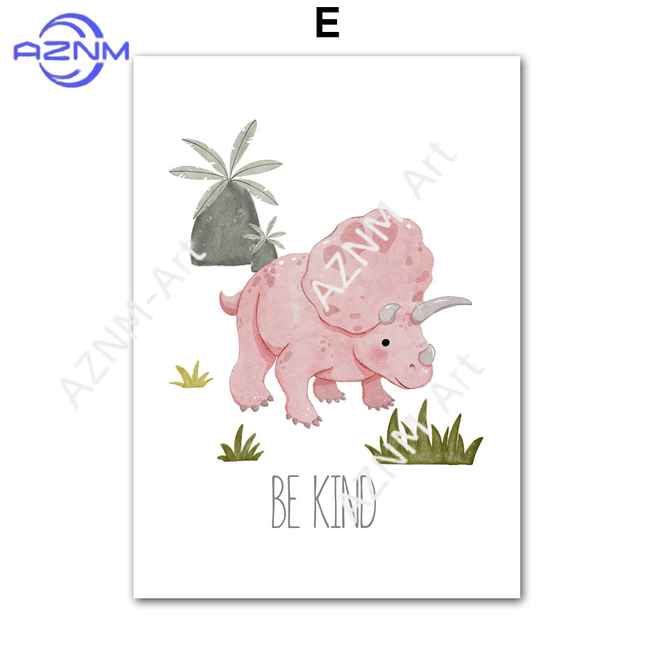 1PC/6PCS Dinosaur Inspirationa - Baby Nursery Quotes Wall Art review and price