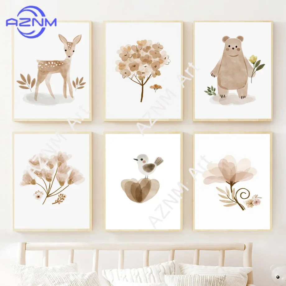 Boho Nursery Wall Art Canvas - - Baby Nursery Wall Art review and price