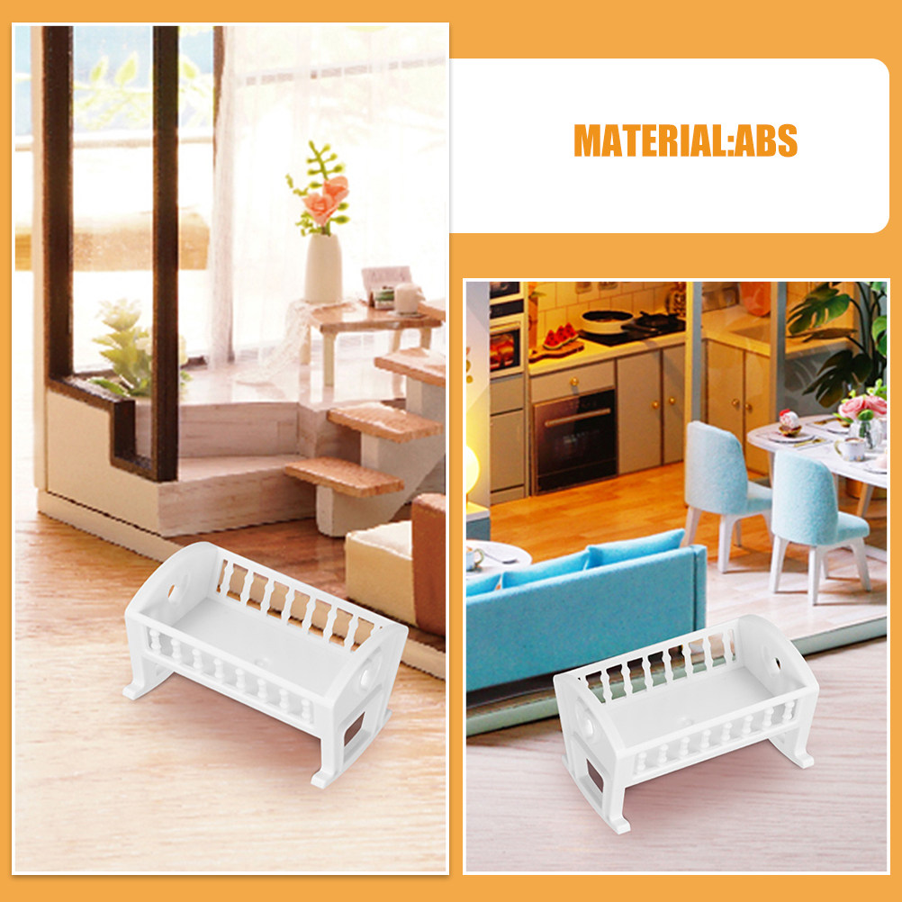 2Pcs Baby Crib Realistic Minia - Baby Nursery Set Furniture review and price