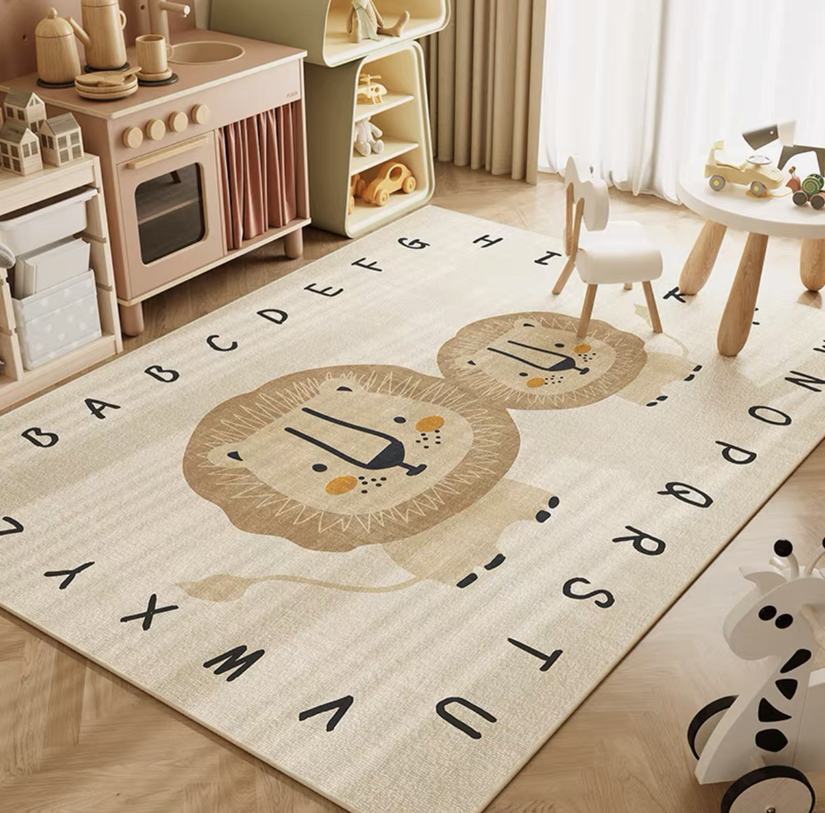VIKAMA Neutral Cartoon Lion Ba - Baby Nursery Modern review and price