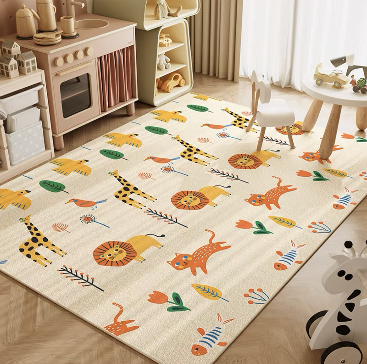 VIKAMA Neutral Cartoon Lion Ba - Baby Nursery Modern review and price