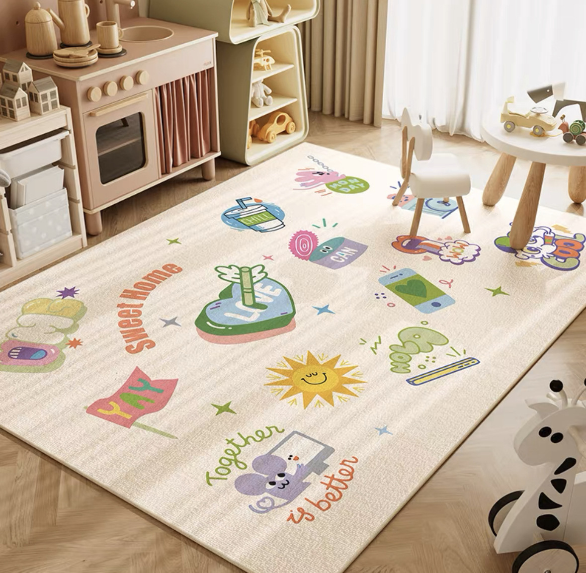 VIKAMA Neutral Cartoon Lion Ba - Baby Nursery Modern review and price