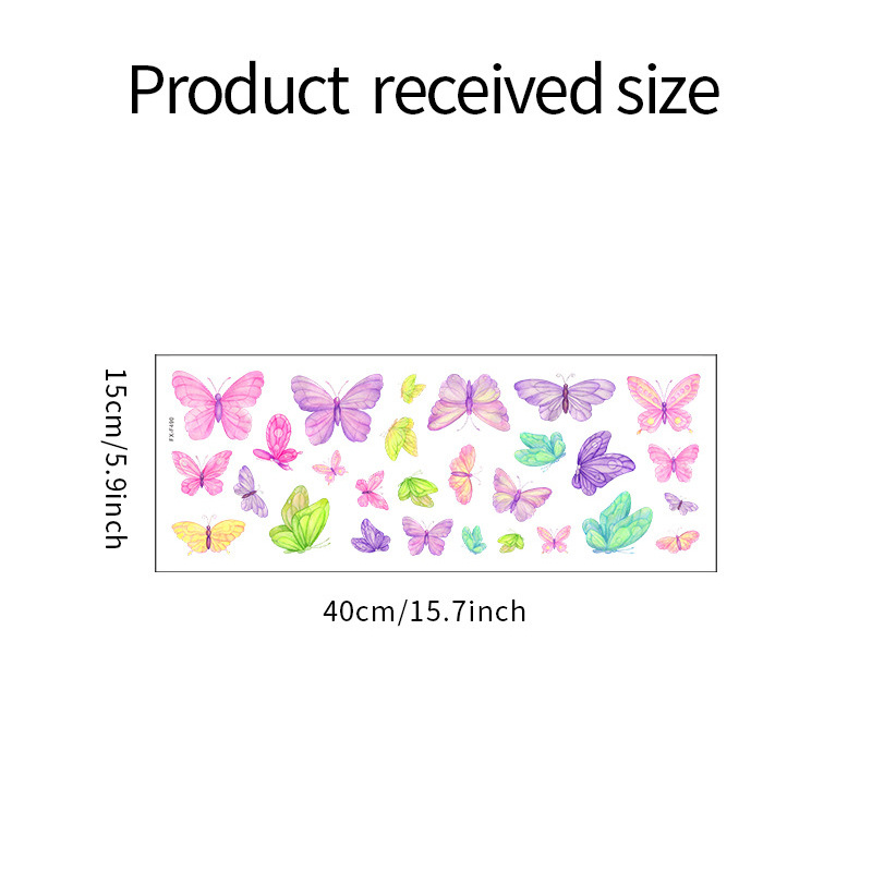 Romantic Butterfly Wall Sticke - Baby Nursery Wall Mural review and price
