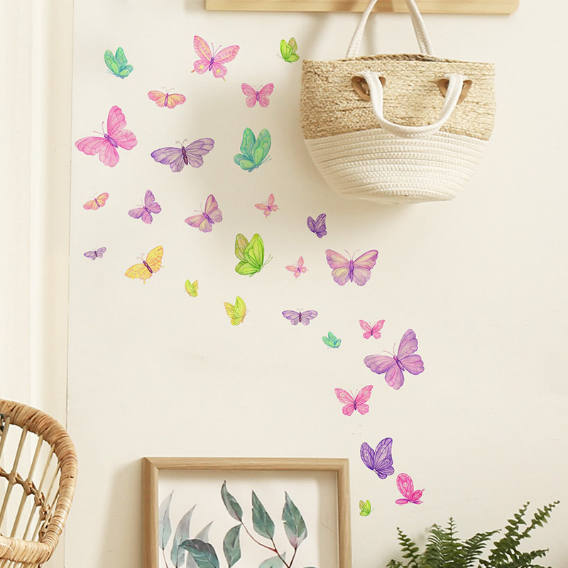 Romantic Butterfly Wall Sticke - Baby Nursery Wall Mural review and price