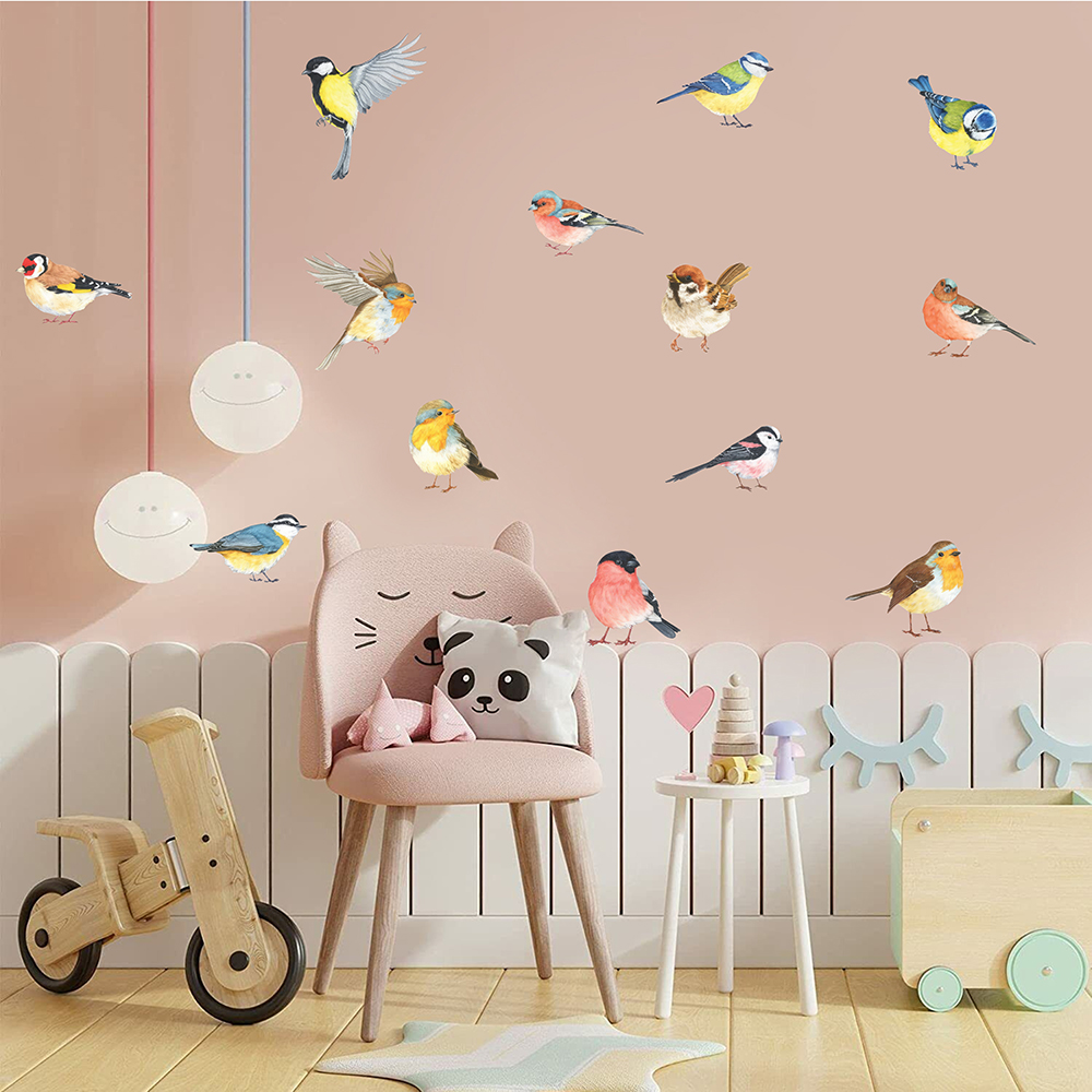 13pcs Little Birds Wall Sticke - Baby Nursery Set Furniture review and price