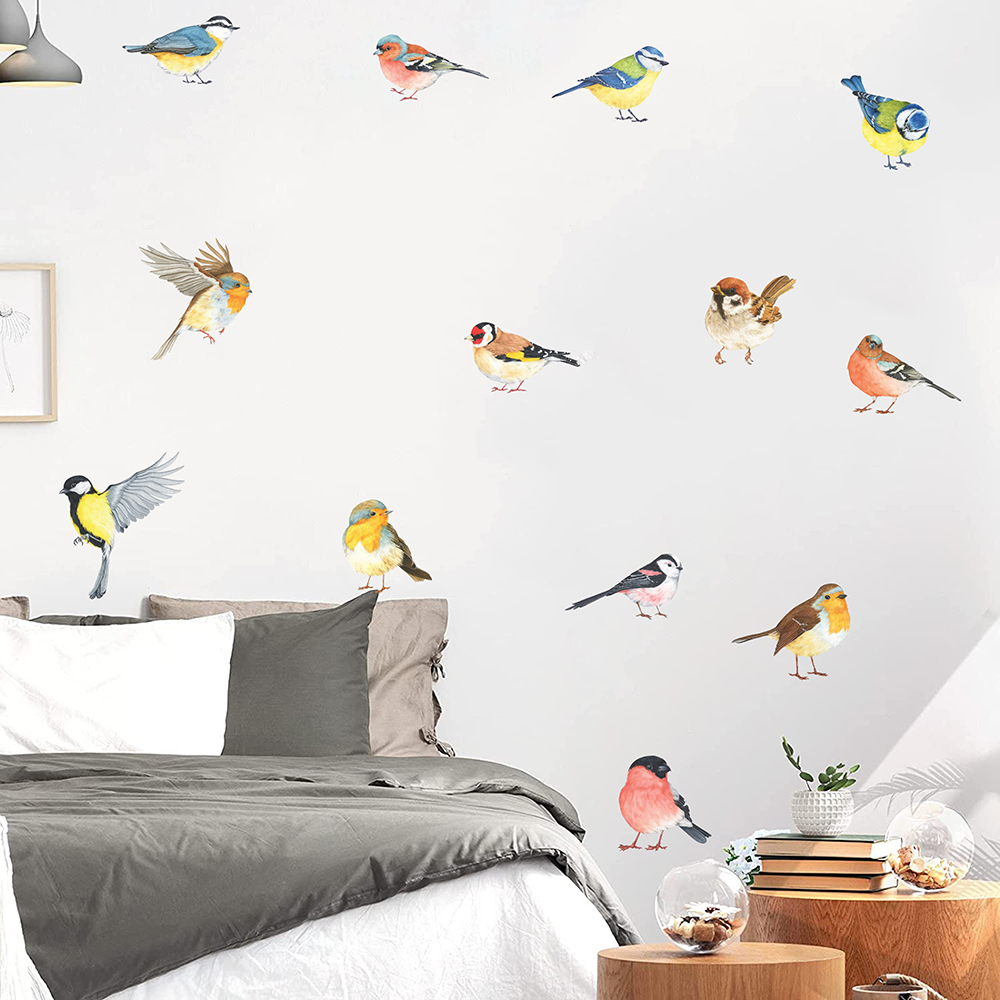 13pcs Little Birds Wall Sticke - Baby Nursery Set Furniture review and price