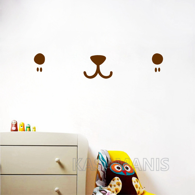 Cute Kawaii Face Wall Art Deca - Baby Nursery Set Furniture review and price