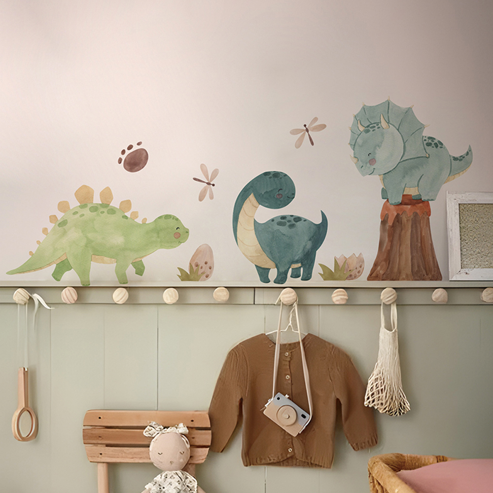 Dinosaur Wall Decals, Dino Alp - Baby Nursery Set Furniture review and price