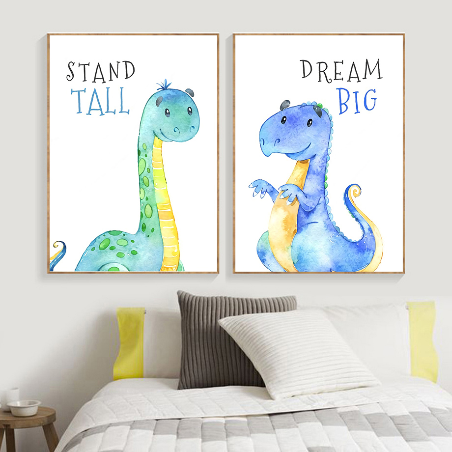 Cartoon Dinosaur Quotes Wall A - Baby Nursery Quotes Wall Art review and price