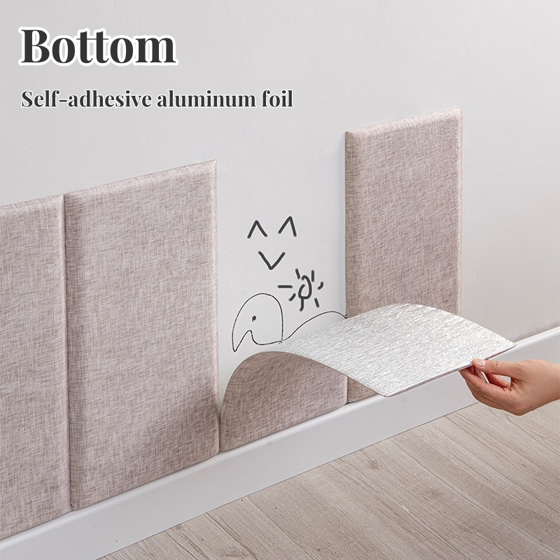Linen Fabric 3D Wall Sticker U - Baby Nursery Wall Mural review and price