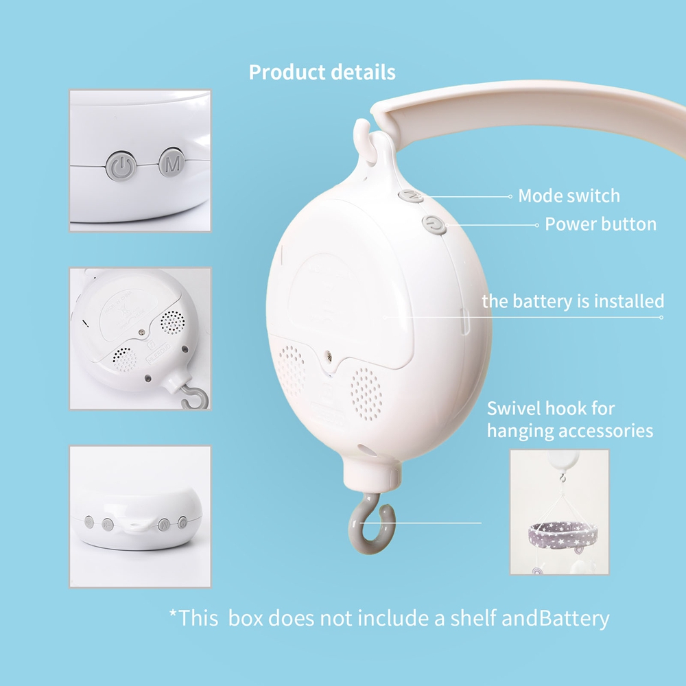 Crib Bell Rotary Music Box wit - Baby Nursery Song review and price