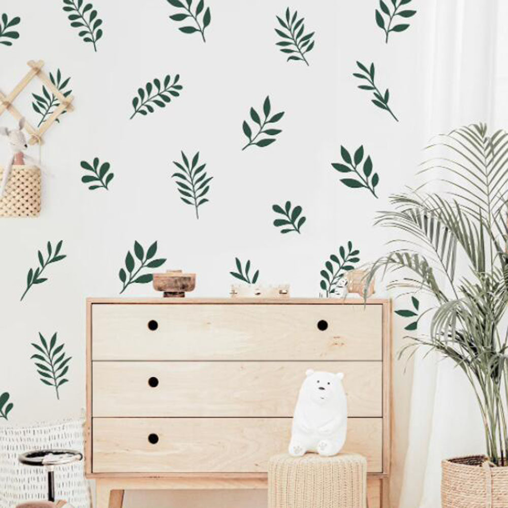 41Pcs Botanical Leaf Wall Stic - Baby Nursery Set Furniture review and price