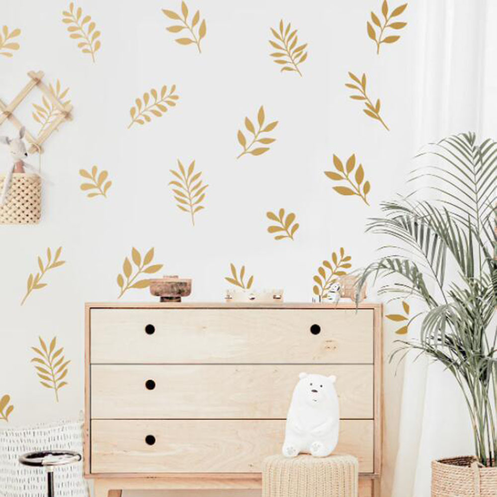 41Pcs Botanical Leaf Wall Stic - Baby Nursery Set Furniture review and price