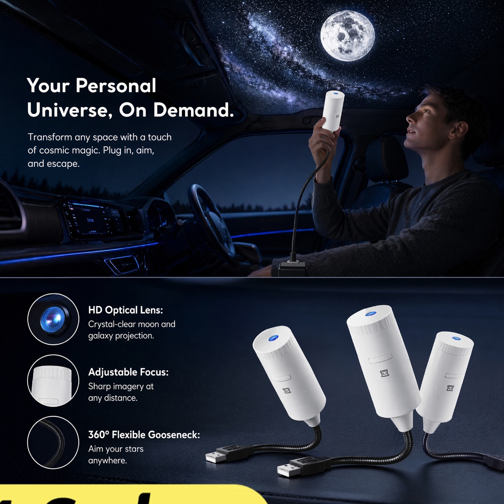 Mini Galaxy Star Projector Two - Night Light Projector Stars review and price