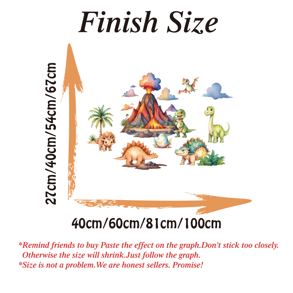 Cartoon Jungle Dinosaur Wall S - Baby Nursery Animal Theme review and price