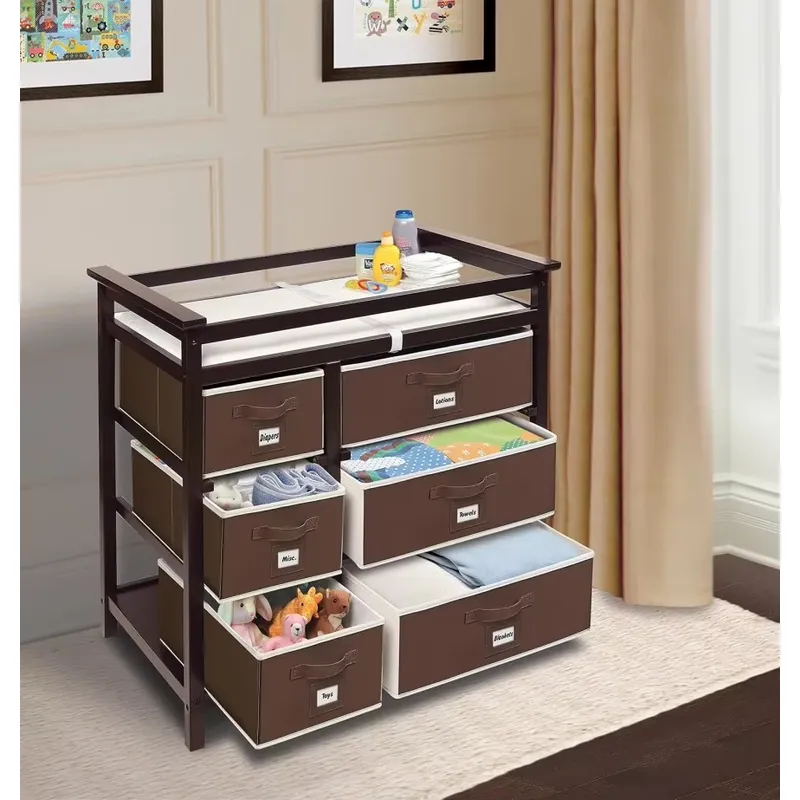 Modern Wooden Baby Dresser wit - Baby Nursery Set Furniture review and price