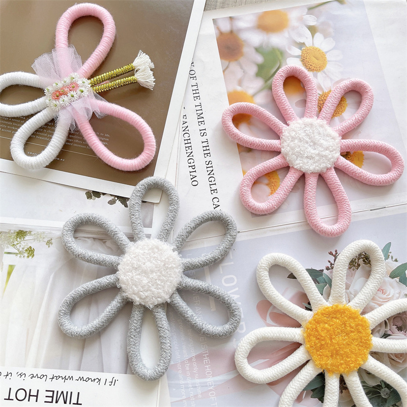 Cotton Rope Woven Daisy Flower - Baby Nursery Fabric review and price