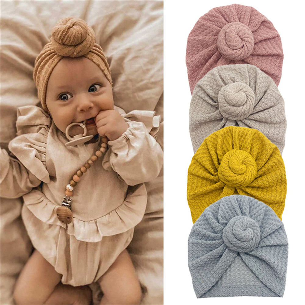 Solid Donut Turban Baby Girl C - Baby Wrap Stretchy review and price